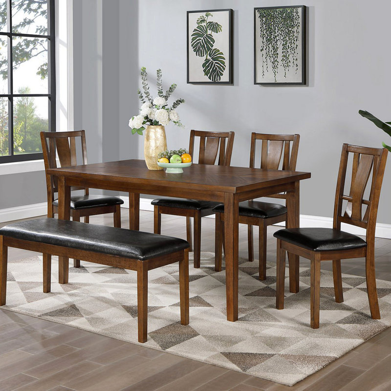 Red Barrel Studio Dining Set With Bench Wayfair